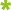 green asterisk